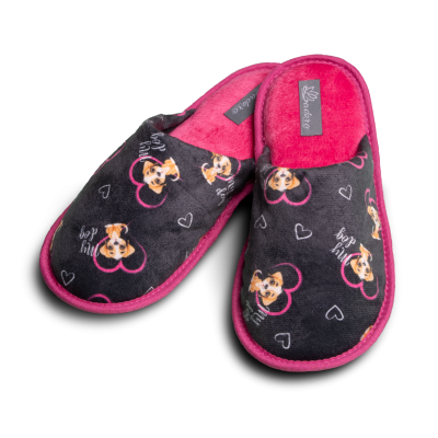 Chinelo Ladora Estampado Feminino Pink Dog - LE2434